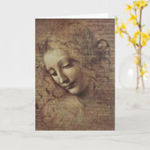 Hoofd van een Jonge Vrouw met Slonzig Haar of, Kaart (Gele Bloem)