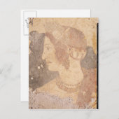 Hoofd van een jonge vrouw, Velia Briefkaart (Voorkant / Achterkant)