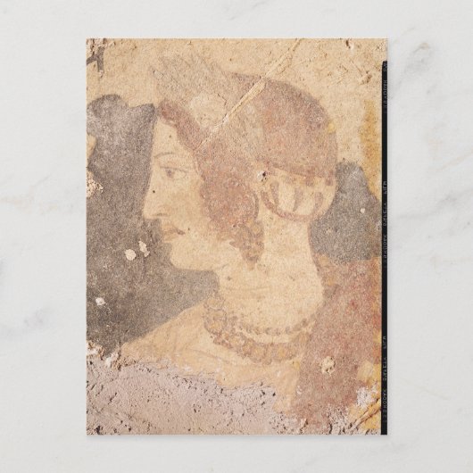 Hoofd van een jonge vrouw, Velia Briefkaart (Voorkant)