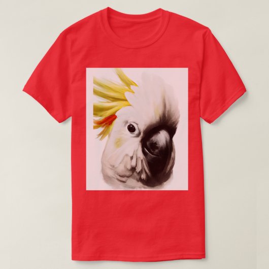 Hoofd van een kaketoe 1 t-shirt (Design voorkant)