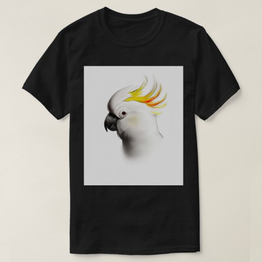 Hoofd van een kaketoe t-shirt (Design voorkant)