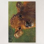 Hoofd van een kalf (door Rosa Bonheur) Legpuzzel (Verticaal)