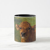 Hoofd van een kalf (door Rosa Bonheur) Mok (Midden)