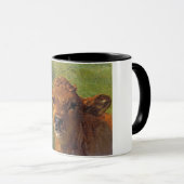 Hoofd van een kalf (door Rosa Bonheur) Mok (Voorkant rechts)