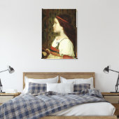 Hoofd van een kind, 1866 canvas afdruk (Insitu (Slaapkamer))