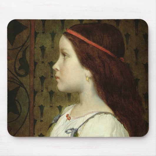 Hoofd van een kind, 1866 muismat (Voorkant)