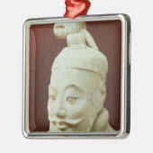 Hoofd van een krijger, het leger van Terracotta Metalen Ornament (Links)