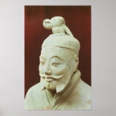Hoofd van een krijger, het leger van Terracotta Poster (Voorkant)