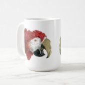 Hoofd van een Macaw (1725-1792) Aert Schouman Koffiemok (Voorkant links)