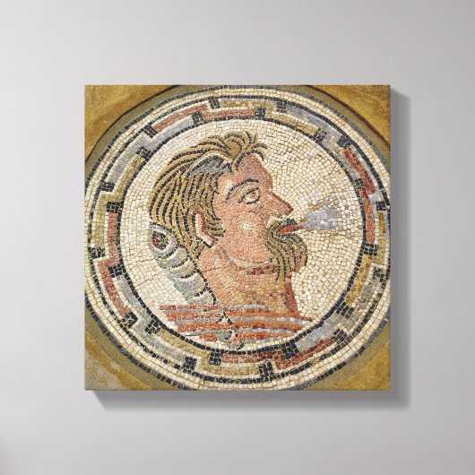 Hoofd van een man 2 canvas afdruk (Voorkant)