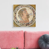 Hoofd van een man 2 canvas afdruk (Insitu (Woonkamer))