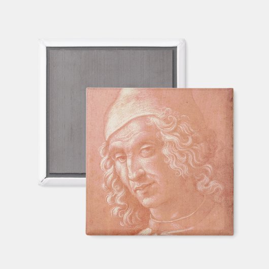 Hoofd van een Man Magneet (Voorkant / Achterkant)