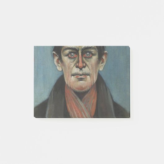 Hoofd van een Man met rode ogen (L.S. Lowry) Post-it® Notes (Voorkant)