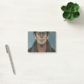 Hoofd van een Man met rode ogen (L.S. Lowry) Post-it® Notes (Kantoor)