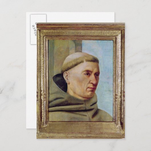 Hoofd van een monnik briefkaart (Voorkant / Achterkant)