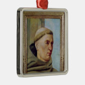 Hoofd van een monnik metalen ornament (Rechts)