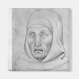 Hoofd van een monnik uit het Album van de Vallardi Magneet
