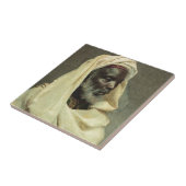 Hoofd van een Moor Tegeltje (Zijkant)