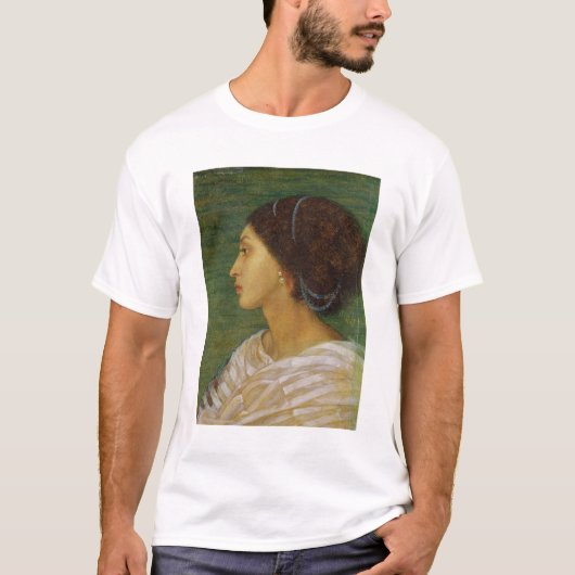 Hoofd van een Mulatto-vrouw, 1861 (olie op papier) T-shirt (Voorkant)