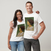 Hoofd van een Mulatto-vrouw, 1861 (olie op papier) T-shirt (Unisex)
