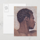 Hoofd van een neger briefkaart (Voorkant / Achterkant)