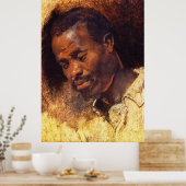 Hoofd van een neger door Rubens Poster (Keuken)