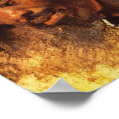 Hoofd van een neger door Rubens Poster (Hoek)