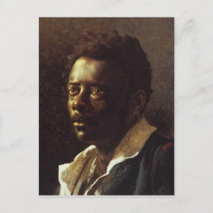 Hoofd van een neger door Theo Gericault Briefkaart
