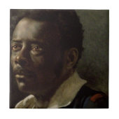 Hoofd van een neger tegeltje (Voorkant)