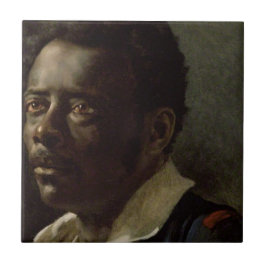 Hoofd van een neger tegeltje