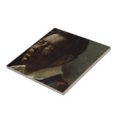 Hoofd van een neger tegeltje (Zijkant)