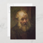 Hoofd van een oud Man, c.1650 Briefkaart (Voorkant / Achterkant)