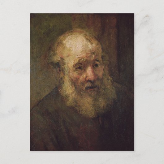 Hoofd van een oud Man, c.1650 Briefkaart (Voorkant)
