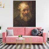 Hoofd van een oud Man, c.1650 Canvas Afdruk (Insitu (Woonkamer))