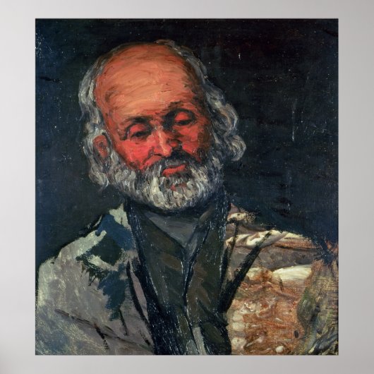 Hoofd van een oud Man, c.1866 Poster (Voorkant)