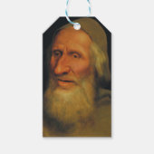 Hoofd van een oud Man (door Quentin Metsys) Cadeaulabel (Voorkant)