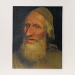 Hoofd van een oud Man (door Quentin Metsys) Legpuzzel
