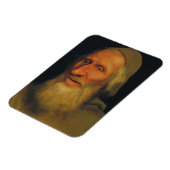 Hoofd van een oud Man (door Quentin Metsys) Magneet (Linkerzijde)