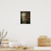 Hoofd van een oud Man Poster (Keuken)