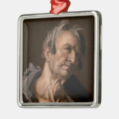 Hoofd van een oud Man van Abraham Bloemaert Metalen Ornament (Links)