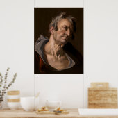 Hoofd van een oud Man van Abraham Bloemaert Poster (Keuken)