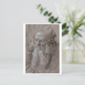 Hoofd van een oud Man van Albrecht Durer Briefkaart (Staand voorkant)