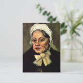 Hoofd van een Oud Woman White Pet van Vincent van  Briefkaart (Staand voorkant)