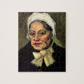 Hoofd van een Oud Woman White Pet van Vincent van Legpuzzel (Verticaal)