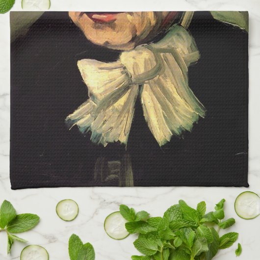 Hoofd van een Oud Woman White Pet van Vincent van Theedoek (Gevouwen)