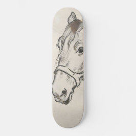 Hoofd van een paard (door Alfred Dehodencq) Persoonlijk Skateboard