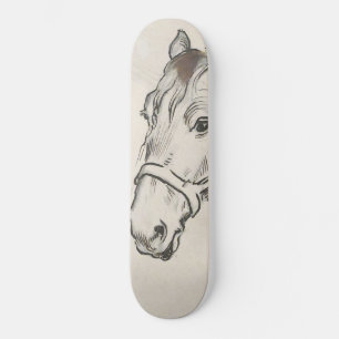 Hoofd van een paard (door Alfred Dehodencq) Persoonlijk Skateboard