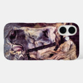 Hoofd van een paard van Giovanni Boldini,  kunst Case-Mate iPhone Case (Achterkant (horizontaal))