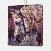 Hoofd van een paard van Giovanni Boldini,  kunst Keramisch Ornament (Links)
