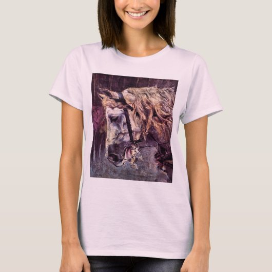 Hoofd van een paard van Giovanni Boldini,  kunst T-shirt (Voorkant)